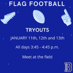 Flag Football is starting! 